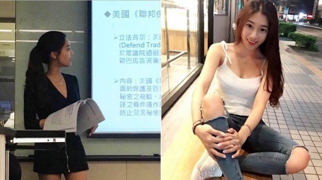Viral Saat Mengajar, Cheng Jhia-wen Disebut Guru Paling Hot se-Taiwan Viral Saat Mengajar, Cheng Jhia-wen Disebut Guru Paling Hot se-Taiwan