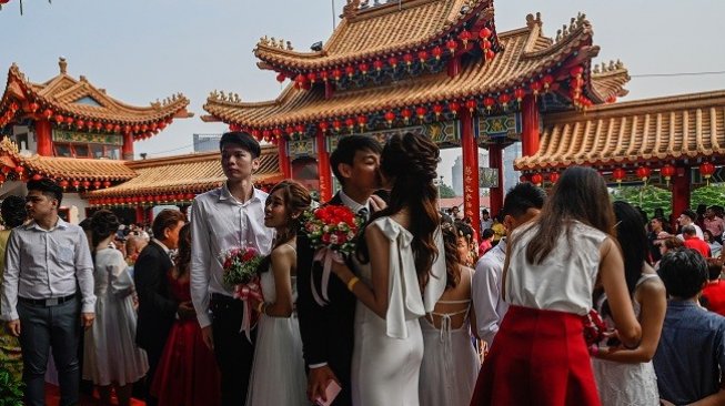 Tanggal 9 Bulan 9 Tahun 2019, 99 Pasangan di Malaysia Nikah Massal Tanggal 9 Bulan 9 Tahun 2019, 99 Pasangan di Malaysia Nikah Massal