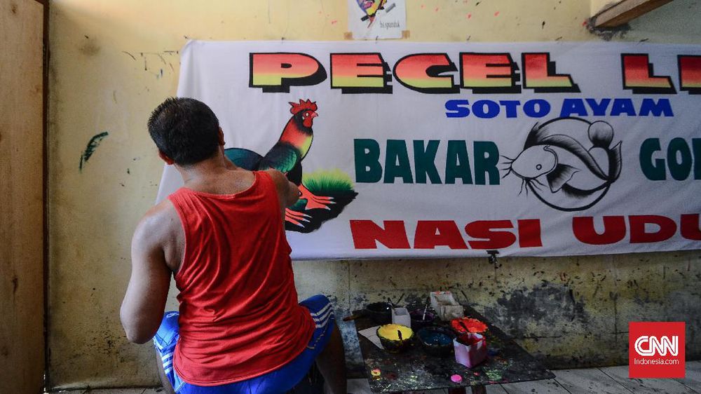Cerita Melintas Tiga Dekade Spanduk Pecel Lamongan Cerita Melintas Tiga Dekade Spanduk Pecel Lamongan