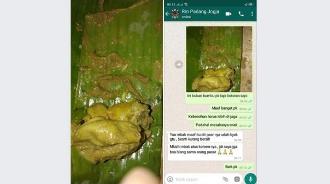 Geger! Curhat Wanita Beli Nasi Padang Dapat Usus Isi Kotoran Sapi Geger! Curhat Wanita Beli Nasi Padang Dapat Usus Isi Kotoran Sapi