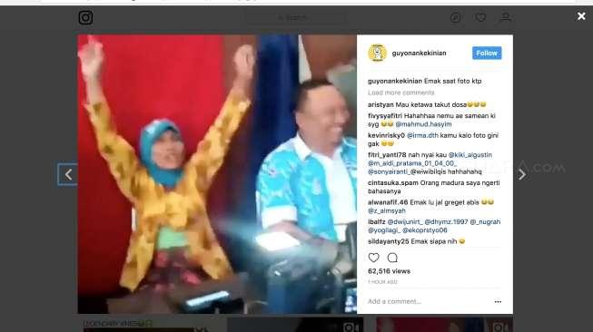 Ngakak So Hard Lihat Nenek Zaman Now Latah Saat Foto E-KTP Ngakak So Hard Lihat Nenek Zaman Now Latah Saat Foto E-KTP