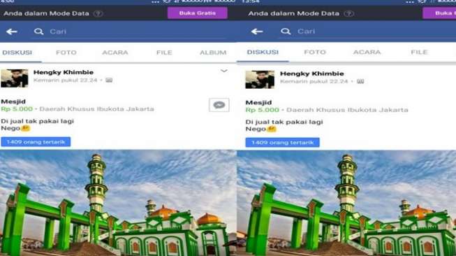 Bikin Resah, Polisi Usut Akun FB yang Jual Masjid Raya Singkawang Bikin Resah, Polisi Usut Akun FB yang Jual Masjid Raya Singkawang