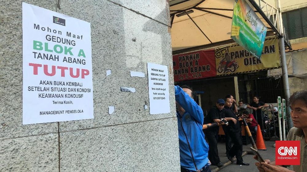 Usai Kerusuhan, Pasar Tanah Abang Ditutup hingga 25 Mei Usai Kerusuhan, Pasar Tanah Abang Ditutup hingga 25 Mei
