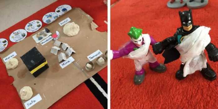 Batman dan Joker Pakai Ihram, Miniatur Haji Bocah Ini Viral Batman dan Joker Pakai Ihram, Miniatur Haji Bocah Ini Viral