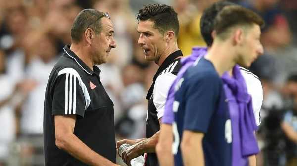 Ronaldo Cekcok dengan Sarri di Juventus vs Tottenham Ronaldo Cekcok dengan Sarri di Juventus vs Tottenham
