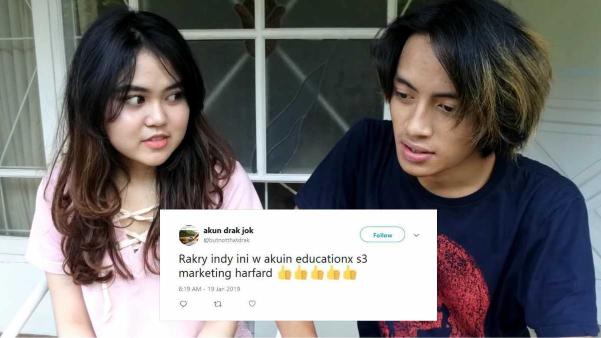 7 Respons Kocak Warganet Twitter Usai Menonton Video Putus Rakry Indy