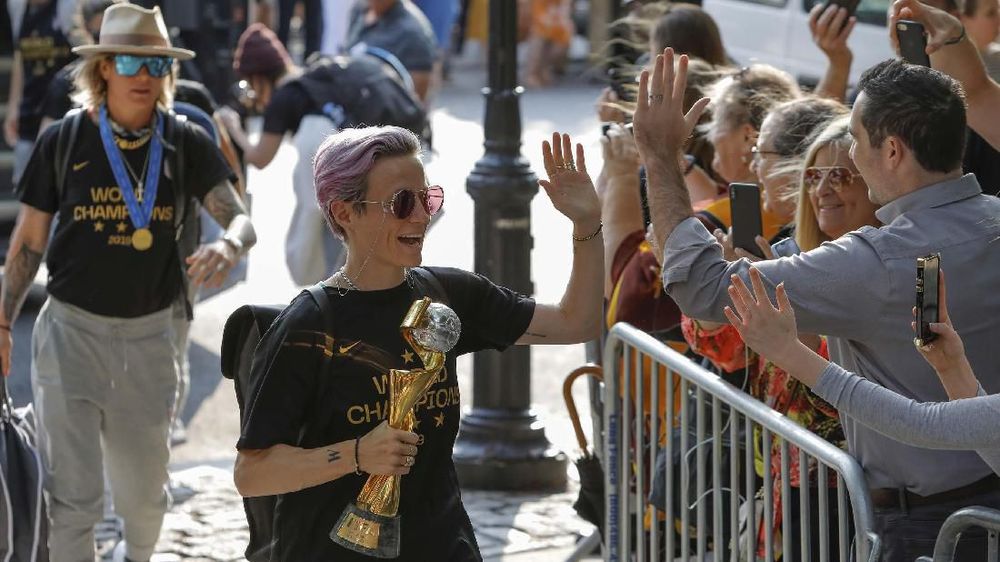 AS Juara Piala Dunia Wanita, Rapinoe Dijagokan Jadi Presiden AS Juara Piala Dunia Wanita, Rapinoe Dijagokan Jadi Presiden