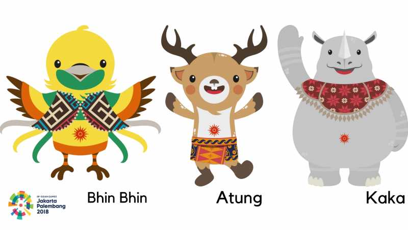 Yuk Kenalan Lebih Dekat dengan 3 Maskot  Asian Games 2019 