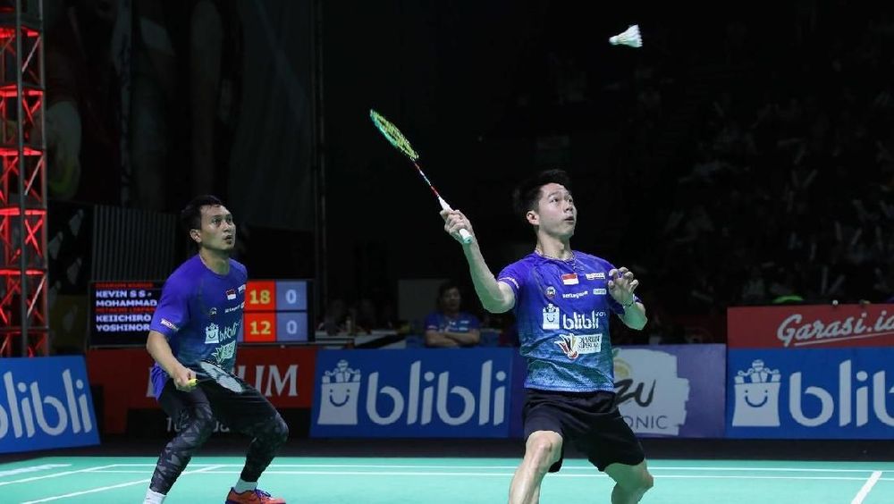 Kevin/Ahsan Kalahkan Marcus/Hendra di Superliga Kevin/Ahsan Kalahkan Marcus/Hendra di Superliga
