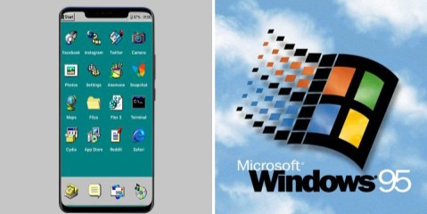 Saat iOS ‘Berwajah’ Windows 95 Saat iOS ‘Berwajah’ Windows 95