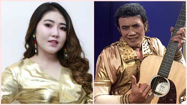 Via Vallen Hadiahkan Gitar ke Rhoma Irama Via Vallen Hadiahkan Gitar ke Rhoma Irama