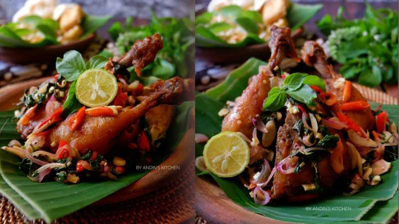  Resep Masakan Ayam Goreng Jinten Sambal Matah yang 