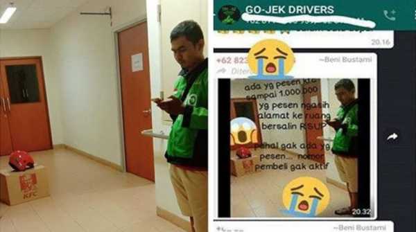 Order KFC hingga 1 Juta, Customer Langsung Menghilang Saat Dihubungi Driver Ojol. Bikin Nyesek! Order KFC hingga 1 Juta, Customer Langsung Menghilang Saat Dihubungi Driver Ojol. Bikin Nyesek!