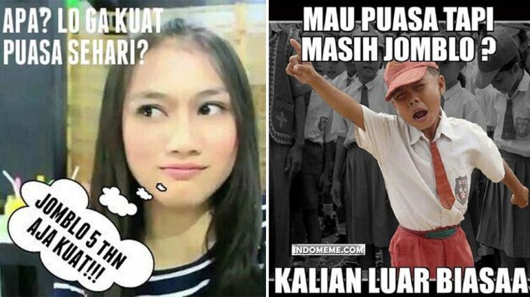 Antara Miris atau Kasian, 13 Meme Jomblo Saat Puasa Ramadhan Ini Bikin Ngakak Antara Miris atau Kasian, 13 Meme Jomblo Saat Puasa Ramadhan Ini Bikin Ngakak