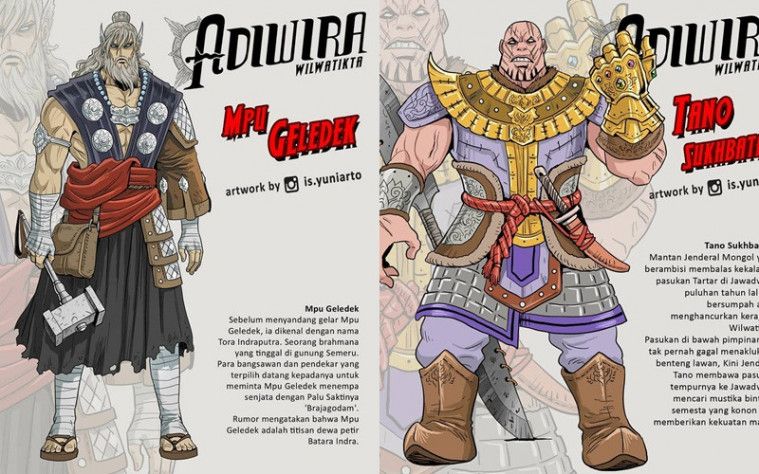 Keren nih! Ilustrator Asal Indonesia Bikin Karakter Marvel Versi Kerajaan Majapahit Keren nih! Ilustrator Asal Indonesia Bikin Karakter Marvel Versi Kerajaan Majapahit