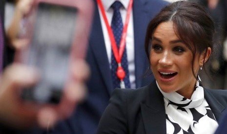 Meghan Markle tak Terpengaruh Drama Jet Pribadi Meghan Markle tak Terpengaruh Drama Jet Pribadi