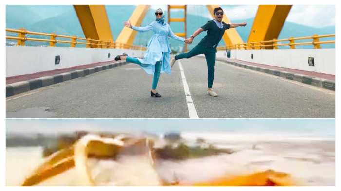 Penjelasan Arie Untung soal Postingan Jembatan Kuning Palu Penjelasan Arie Untung soal Postingan Jembatan Kuning Palu