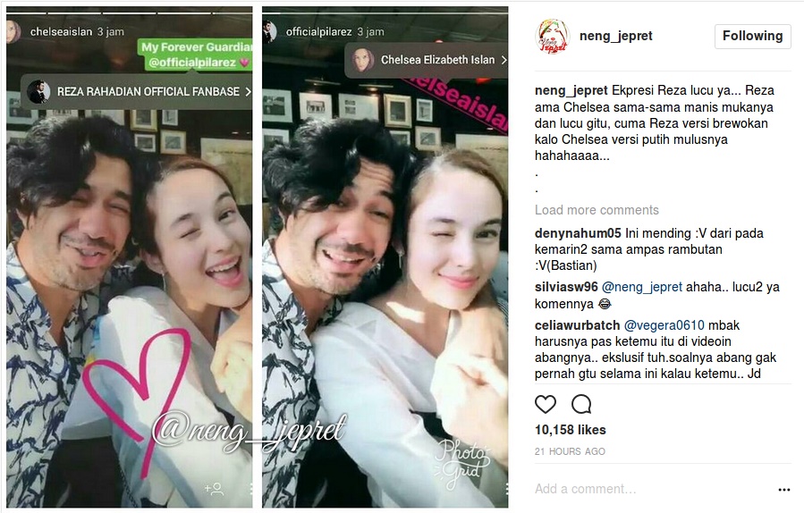 Chelsea Islan Dekat dengan Reza Rahadian, Pacaran?