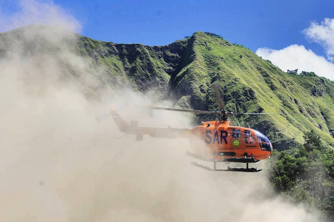 Heli Basarnas Jatuh Di Temanggung, 2 Tewas